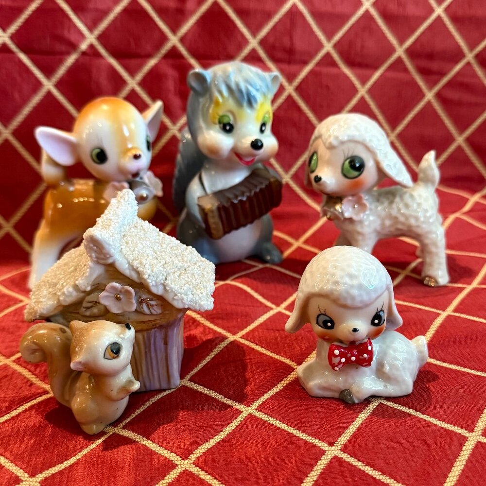 Vintage Animal Figurines Lot